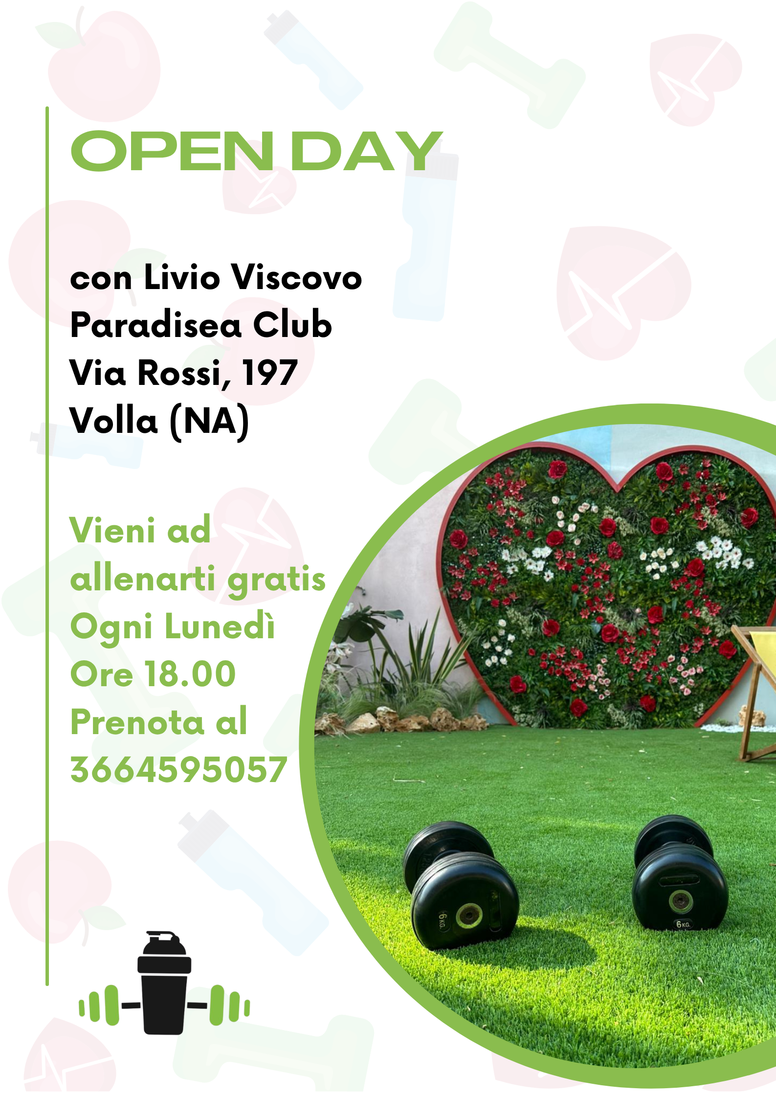 Allenamento Paradisea — Lunedì ore 18:00 | GRATIS