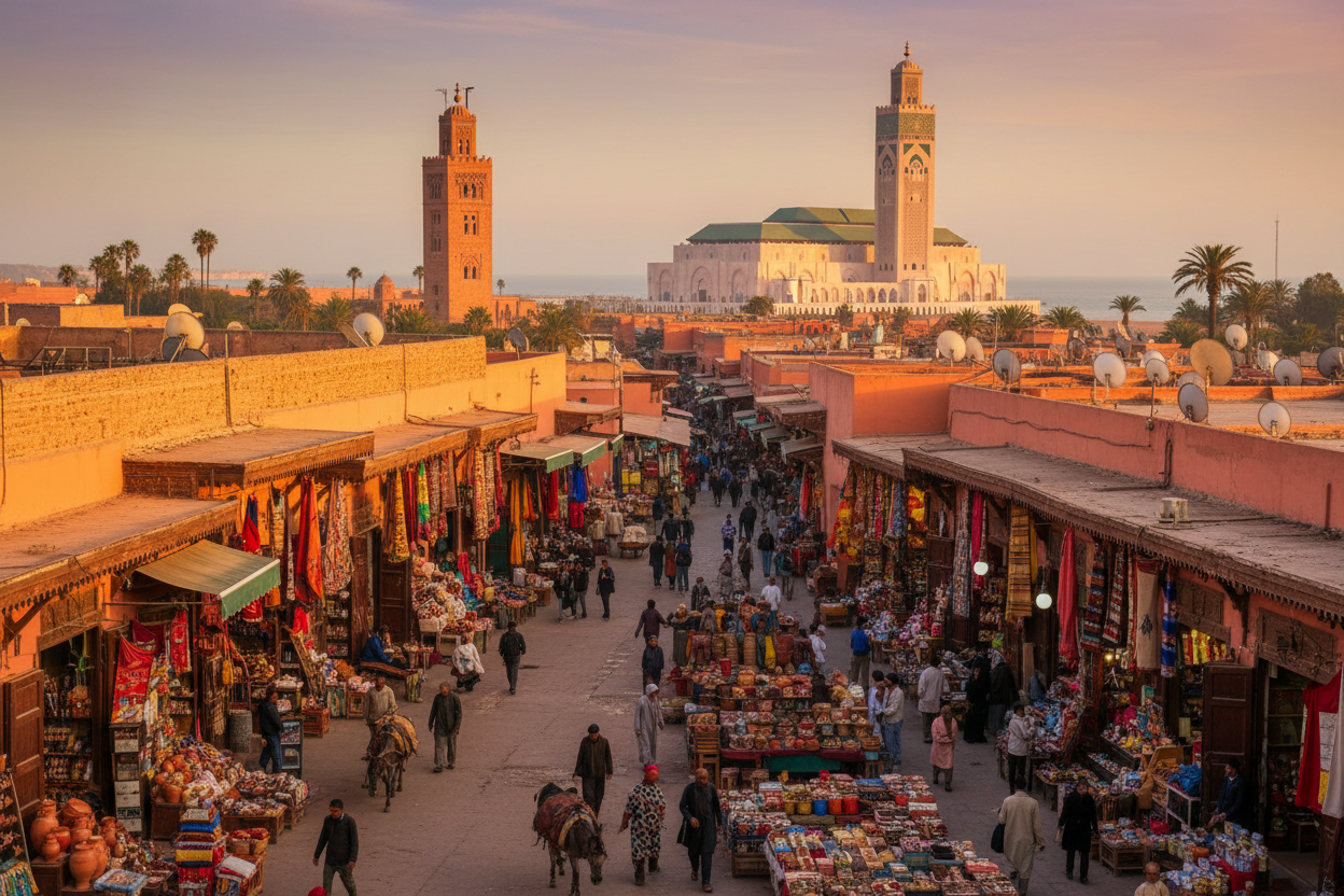 Marocco Tour Città Imperiali - Marrakech medina e architettura islamica